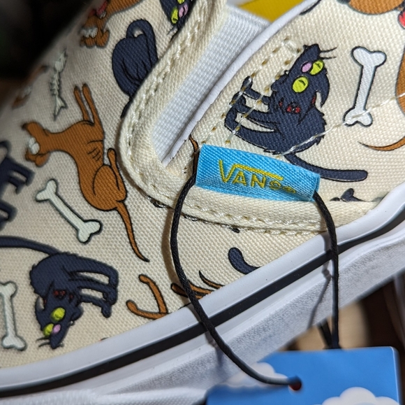 Vans Junior Classic Slip-On The Simpsons Family Pets Sneakers Size 6.5 J - Picture 8 of 17